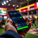 Smartphone displaying OKXBET mobile sports betting app with Nigerian currency and betting options