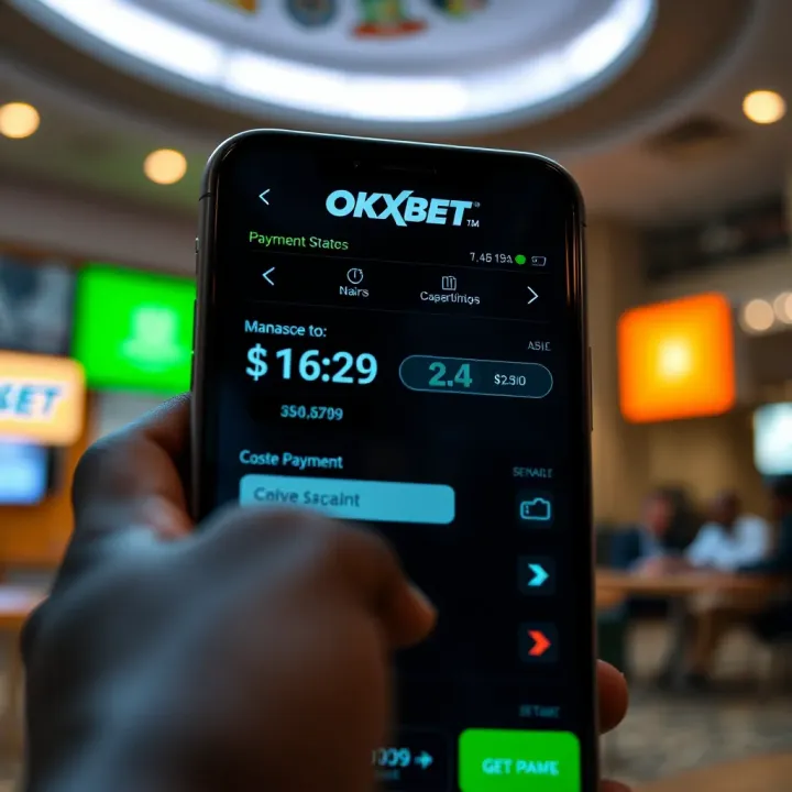 Secure online payment methods on OKXBET platform highlighting Nigerian Naira transactions