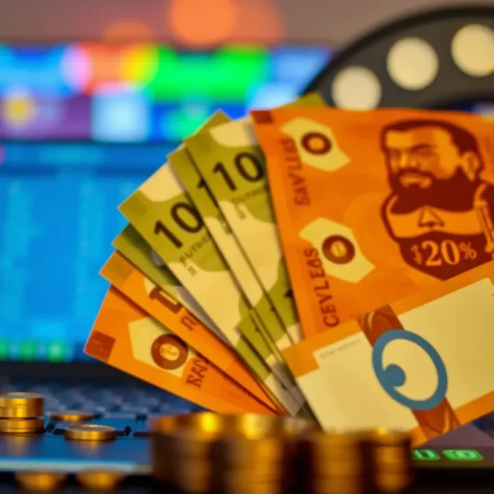 Graphic showing Nigerian currency notes and digital wallet icons representing local funding methods for online betting