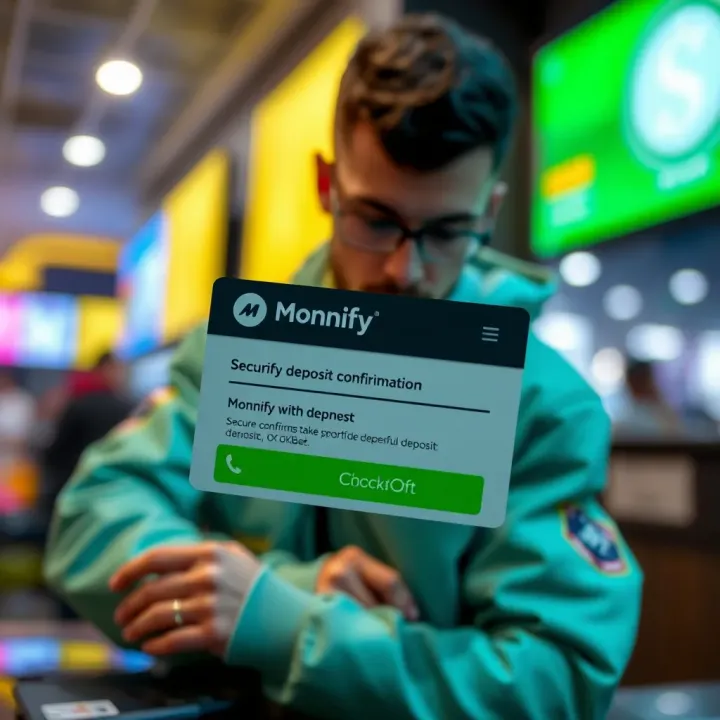 Secure confirmation of successful deposit transaction on OKXBet platform
