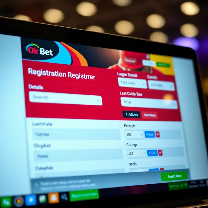 OkXBet Registration Interface for New Users in Nigeria Screenshot showing the OkXBet registration page with fields for user details