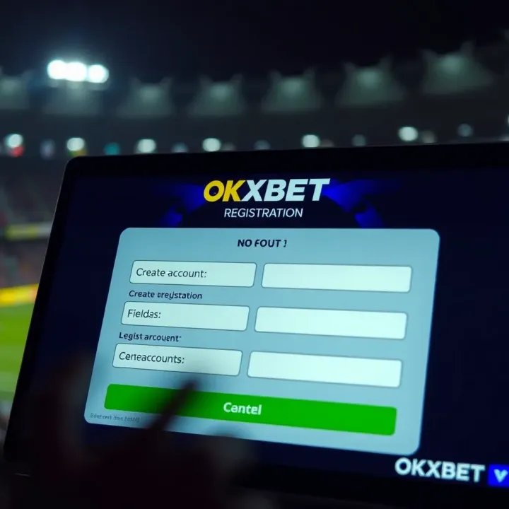 Registration form on OKXBet Uganda showing fields to create an account