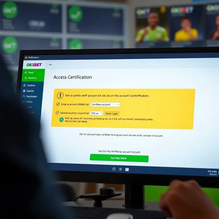 Verification confirmation screen showing successful account setup on betting platform