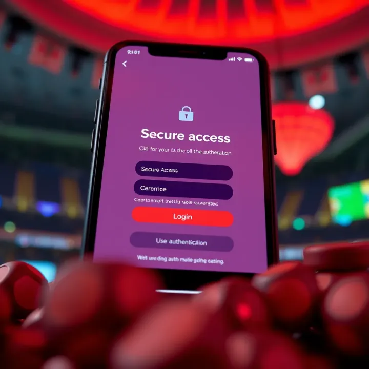 Secure Access on OKXBet Platform Secure login page of the OKXBet app showing user authentication features