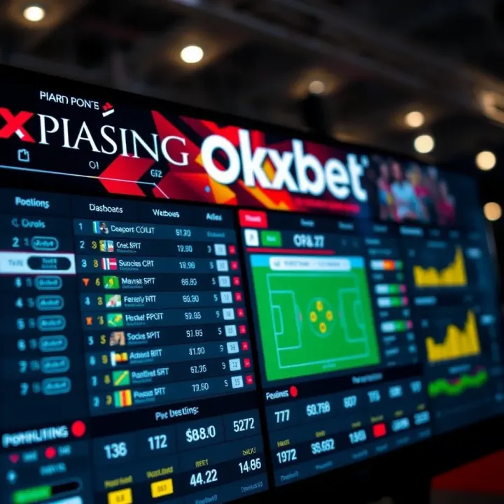 A digital sports betting dashboard displaying live football match odds and statistics