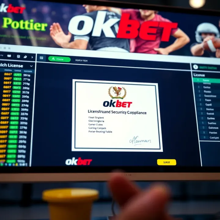 Okxbet Licensing and Regulatory Compliance in Nigeria Secure online betting platform interface showing license verification