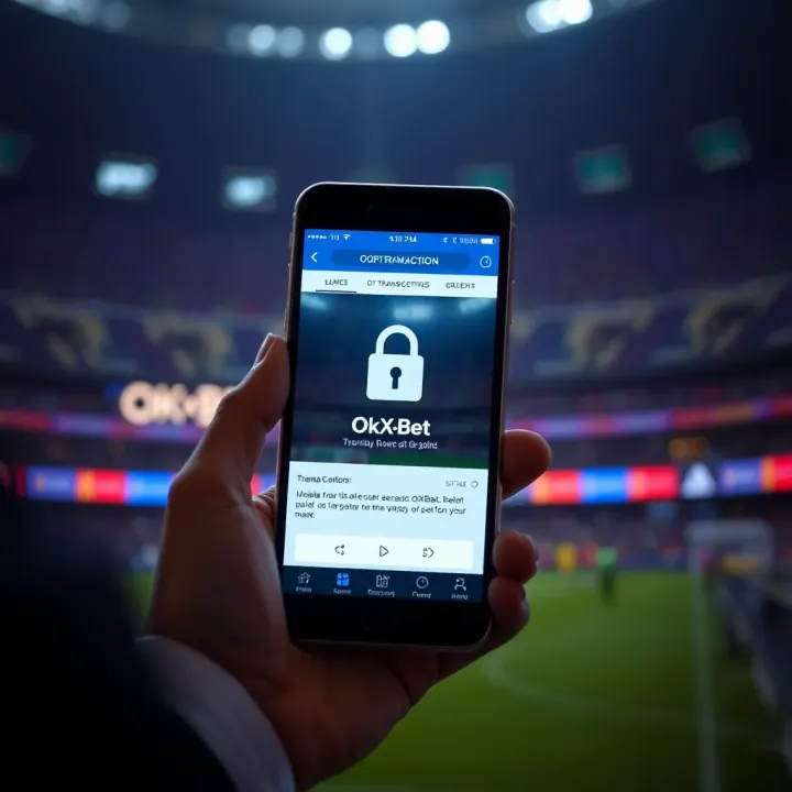 Secure Transactions on OkXBet Mobile Betting Platform Secure mobile transaction confirmation screen on betting app