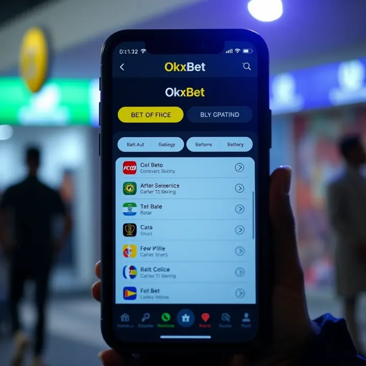 OkxBet Old Mobile Shop Booking App in Nigeria