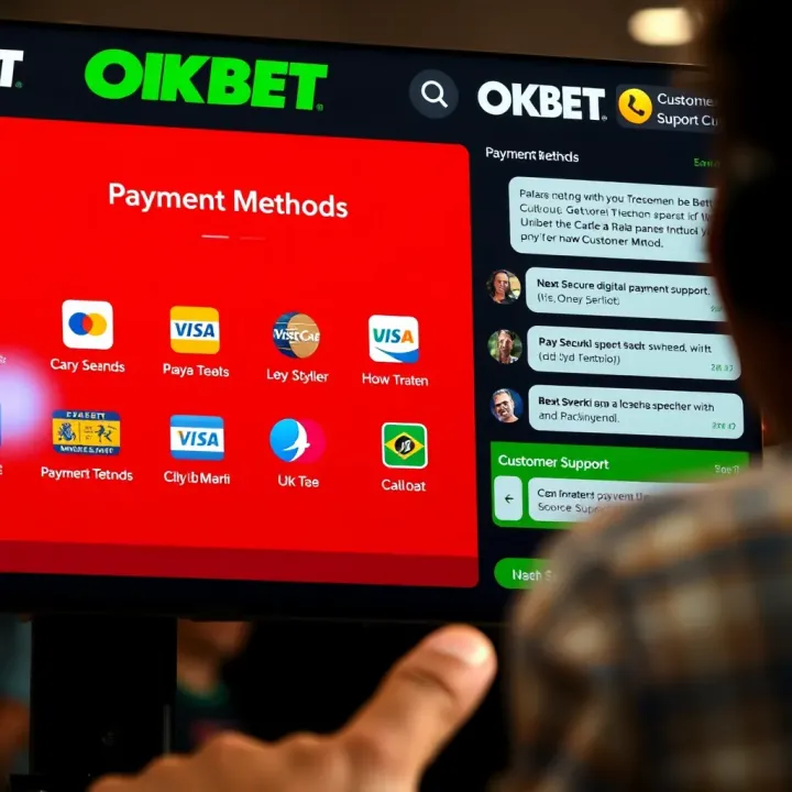 Secure digital payment methods icons displayed alongside customer support chat interface