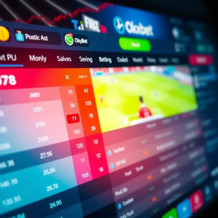 Close-up of a digital betting platform interface showing odds and match details