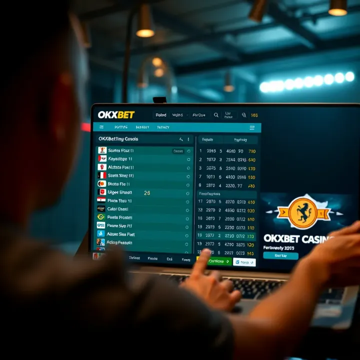 Overview of Old OKXBet Sports Betting Platform User interface of Old OKXBet showing sports betting options and live odds