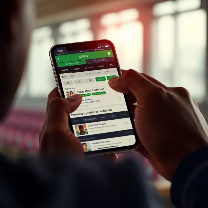 Illustration showing a smartphone screen with betting options and tips for Nigerian bettors