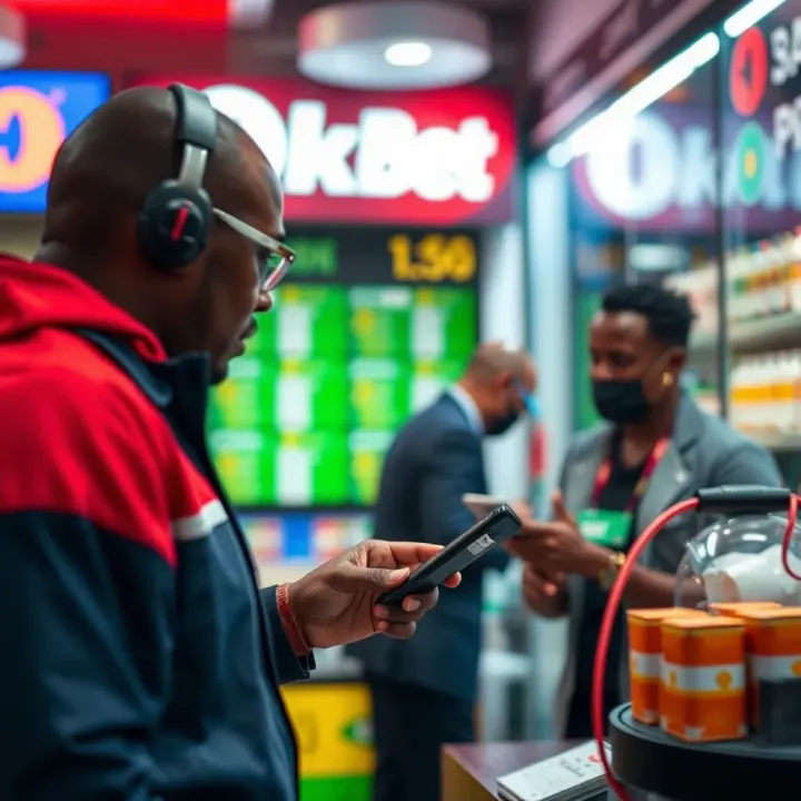 Visual representation of secure betting transactions with digital payment methods and a trusted agent facilitating a smooth betting experience