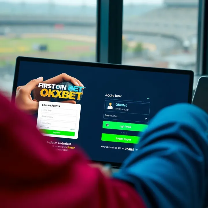 Logging into OKXBet with Secure Access Secure login screen on online betting website