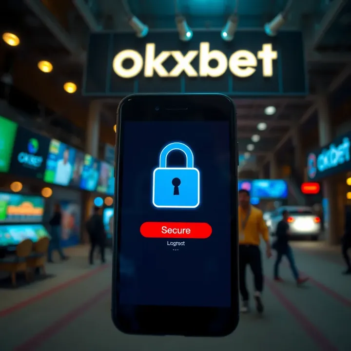 Illustration of secure login screen protecting a betting account