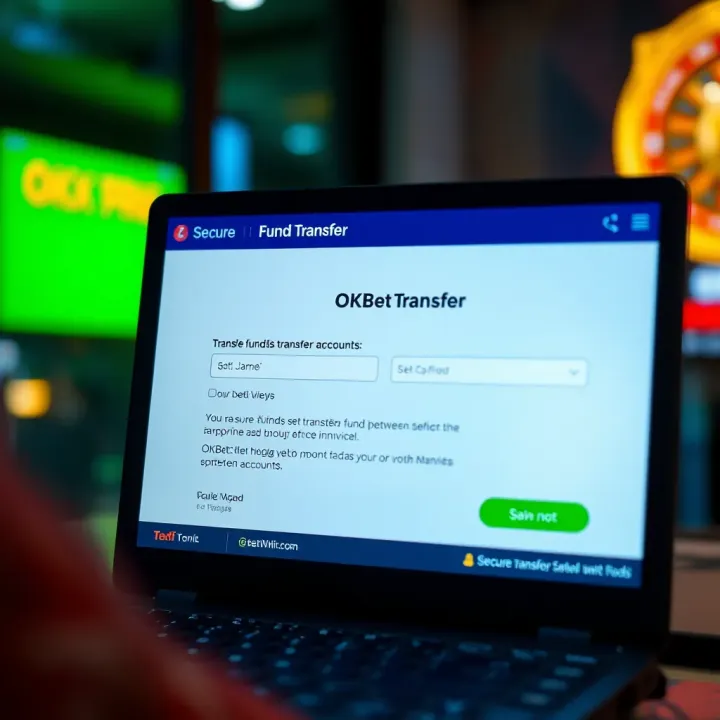 Secure Fund Transfer Confirmation Secure transaction confirmation screen for transferring funds between accounts