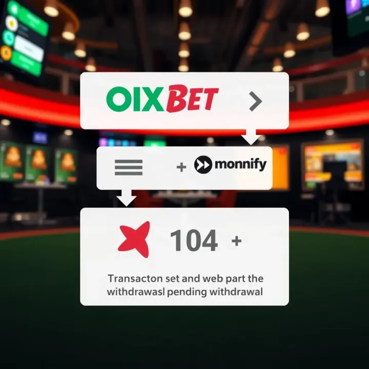 Diagram illustrating interaction between OKXBet and Monnify payment gateway during a withdrawal transaction