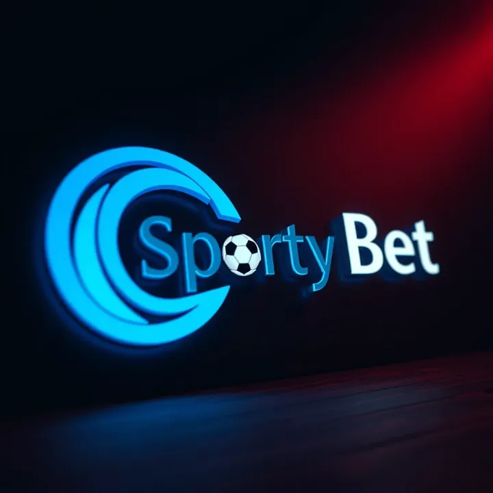 SportyBet logo featuring a dynamic blue circle and a stylized football symbolizing energy and sports engagement